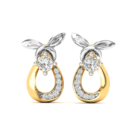 Buy Modern Diamond Earring Design Sparkling White Stone Designer Earrings  Online