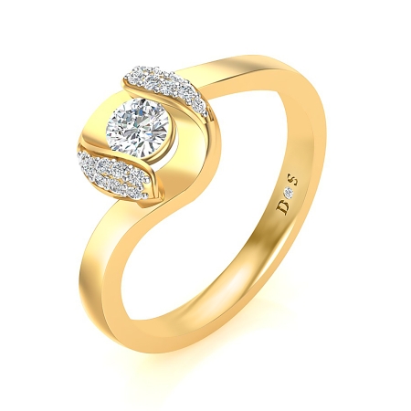 ELEGANCE - Ring • Color: 18K Yellow Gold – NINETY-9